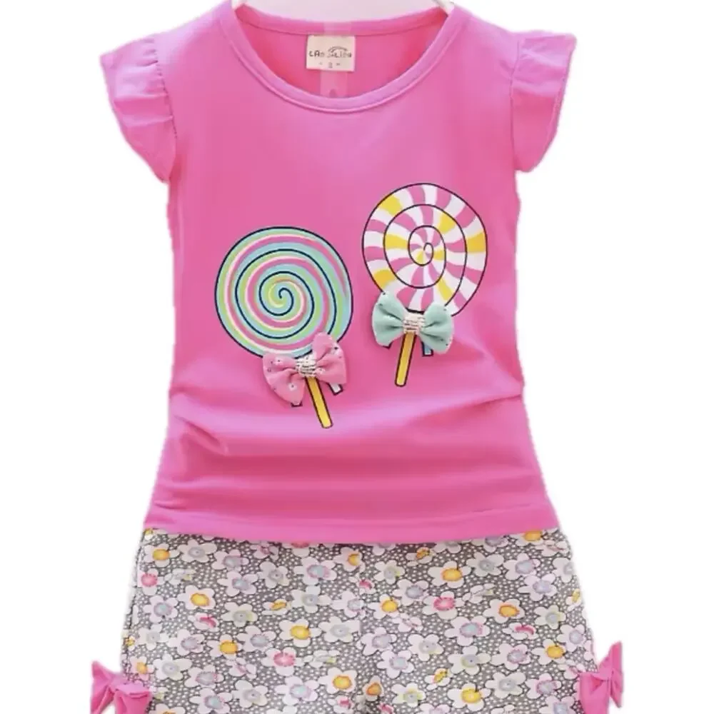New Pink Girls Lollipop outfit 9-12 months